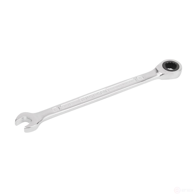 Ключ гаечный комбинированный NORGAU Industrial с трещоткой 8 мм, N7R-8