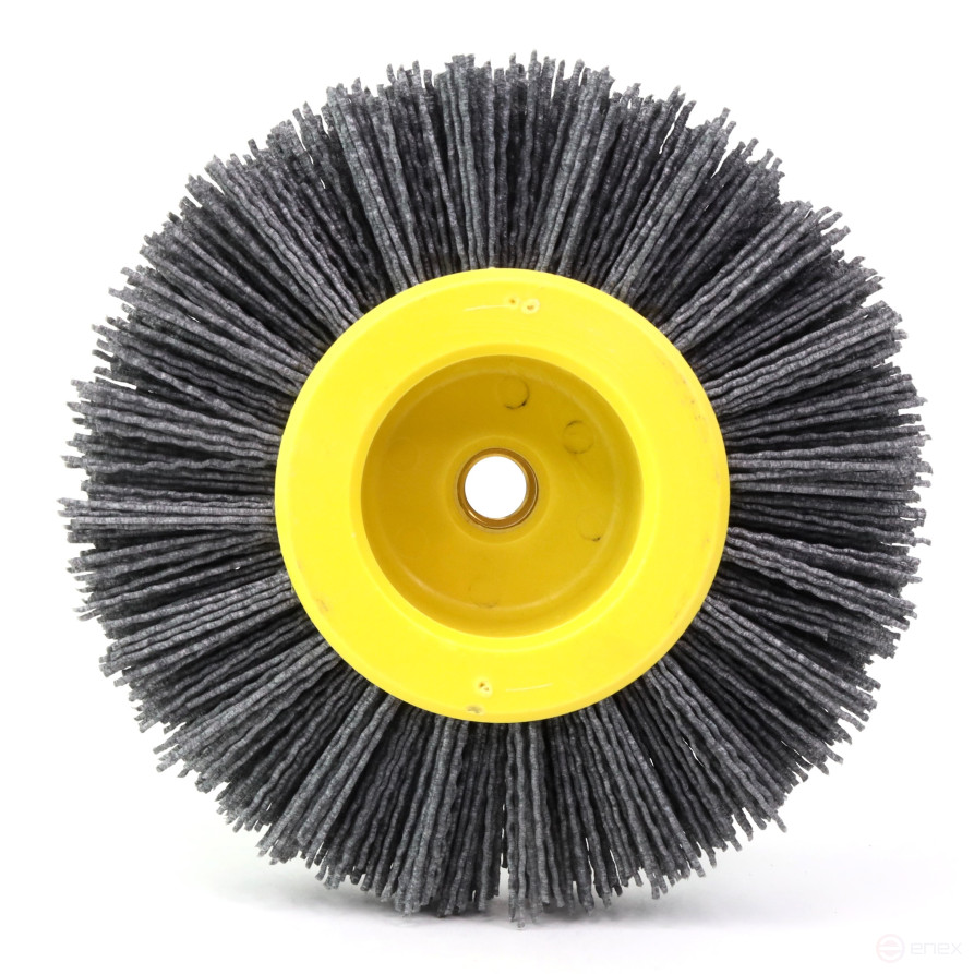 Щетка дисковая Д150*40*M14, ворс полимер абразив P80 по дереву для УПМ УШМ (болгарка) (6-012)