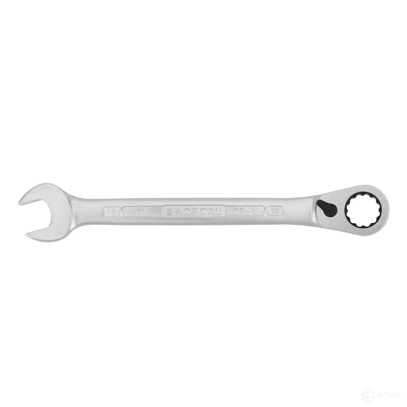 Combination wrench with switchable ratchet NORGAU Industrial 18 mm, N7UR-18