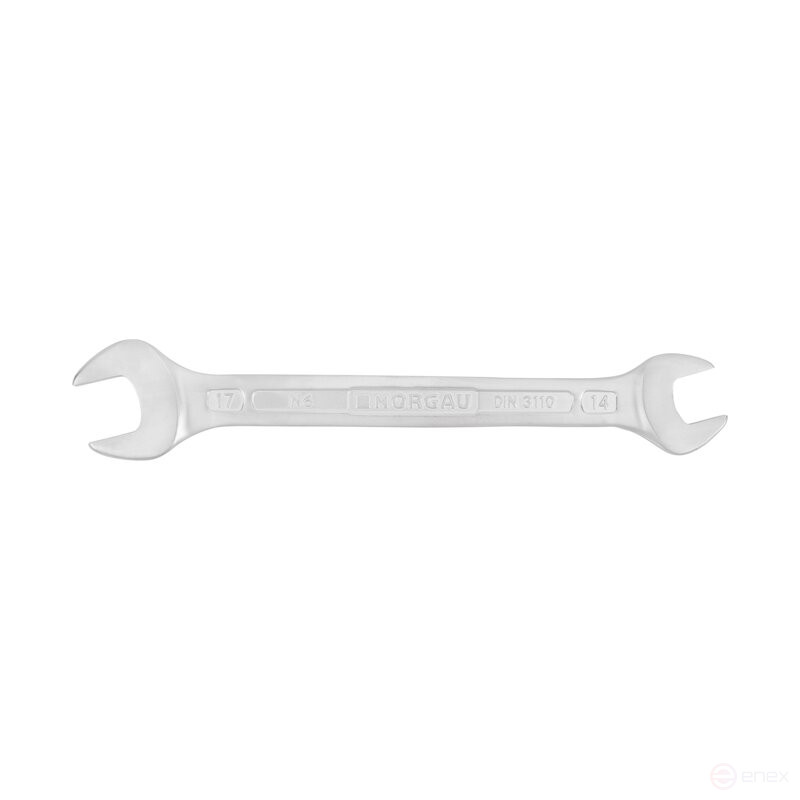 Ключ гаечный рожковый NORGAU Industrial двусторонний, 14х17 мм, N6-14х17