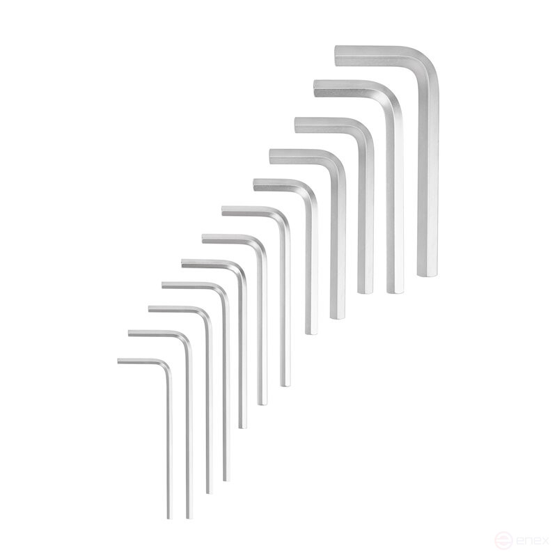 Набор ключей шестигранных NORGAU Industrial 1.5-17 мм, 12 предметов, N42-312