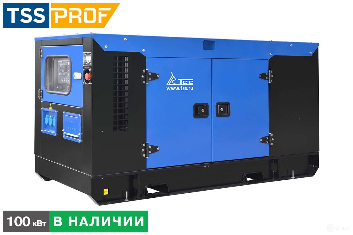 Diesel generator TSS AD-100S-T400-1RKM26 in a noise-proof casing