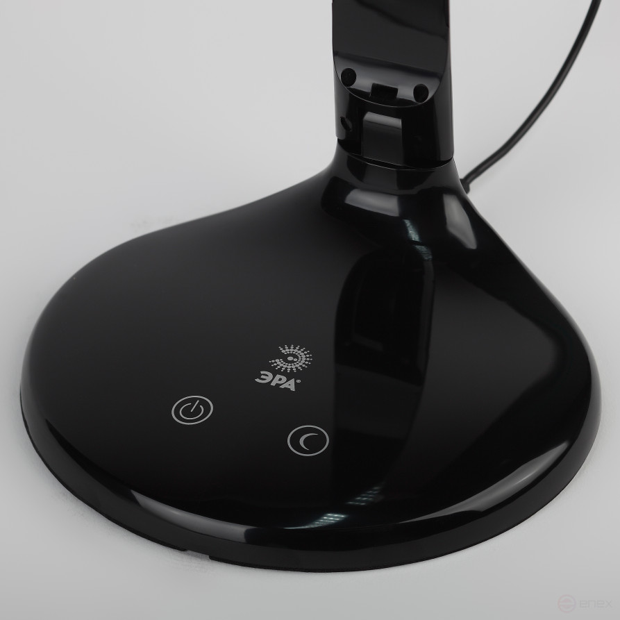 Настольный светильник ЭРА NLED-482-10W-BK светодиодный с ночником черный