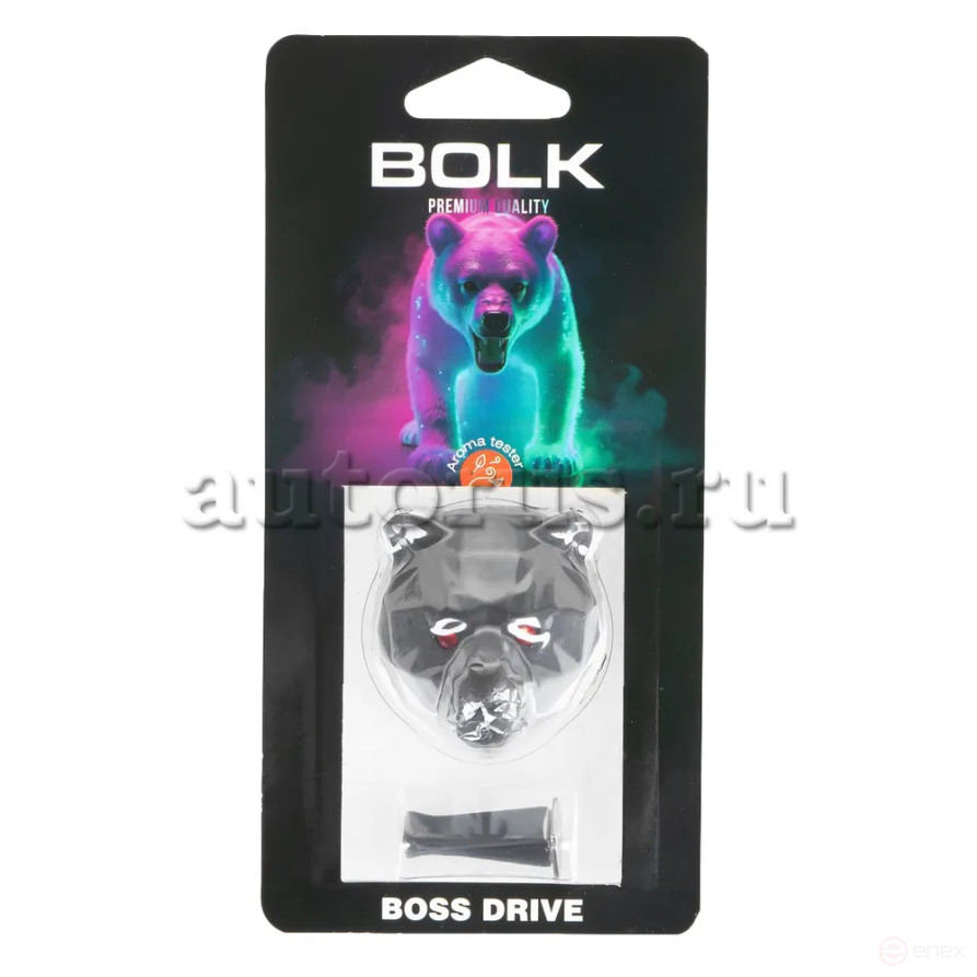 Ароматизатор на дефлектор МЕДВЕДЬ 3D Boss Drive BOLK BOT203011 По мотивам Hugo Boss — Boss Bottled no. 6.