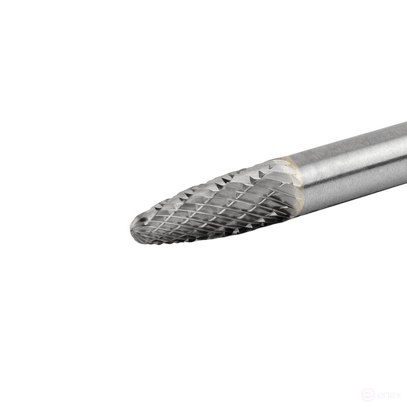 Борфреза твердосплавная NORGAU Industrial параболическая 6 мм, R1.5, форма F, DCM