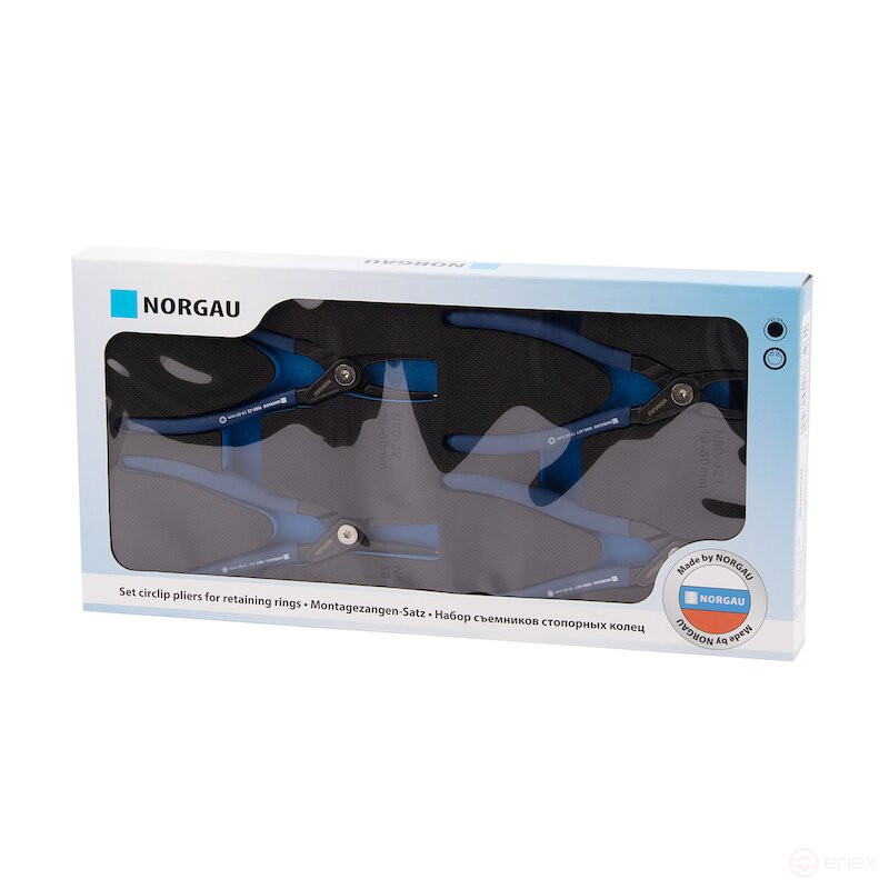 Set of locking ring pullers NORGAU Industrial NS80-4, 4 pieces