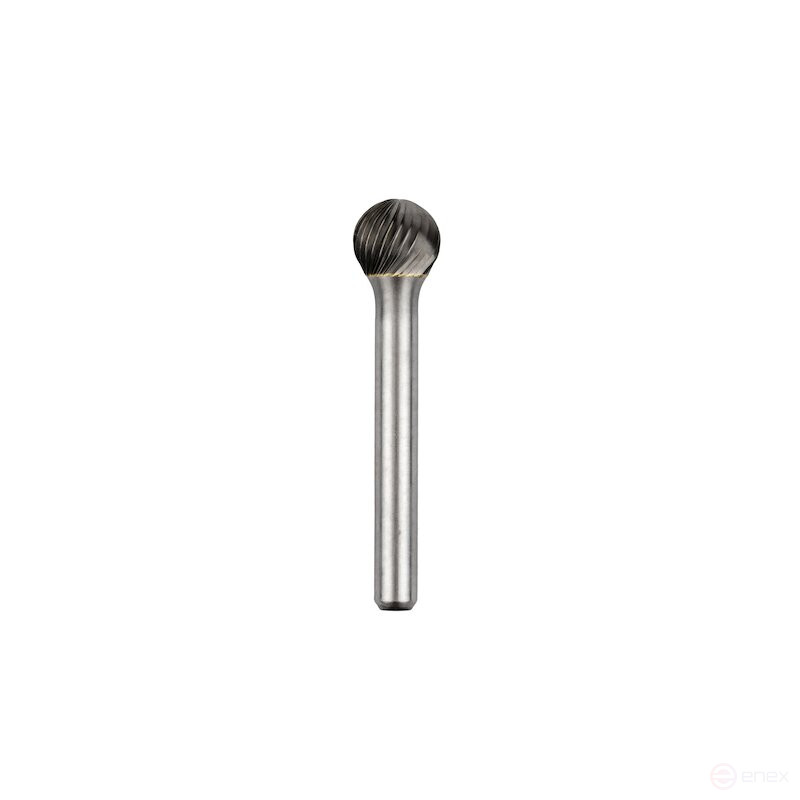 Carbide borehole NORGAU Industrial spherical 12 mm, shape D, SCM