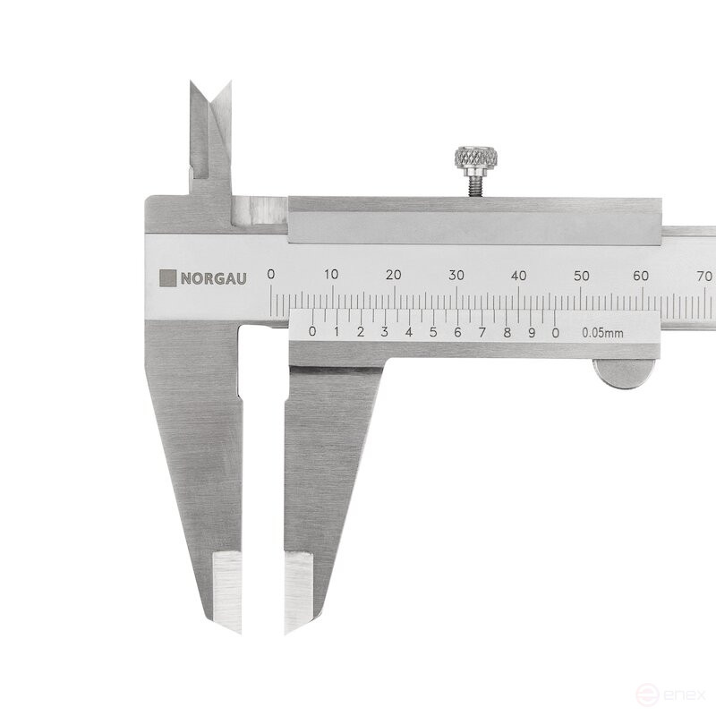 Штангенциркуль нониусный NORGAU Industrial 0-200 мм, NCV-2005