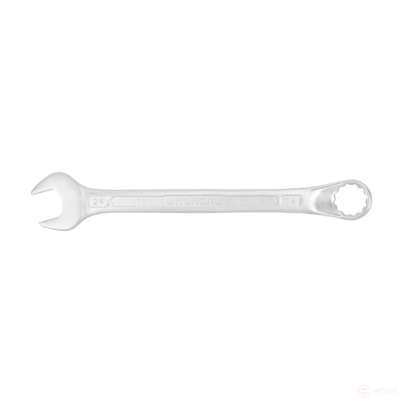 Ключ гаечный комбинированный NORGAU Industrial изогнутый 24 мм, N7B-24