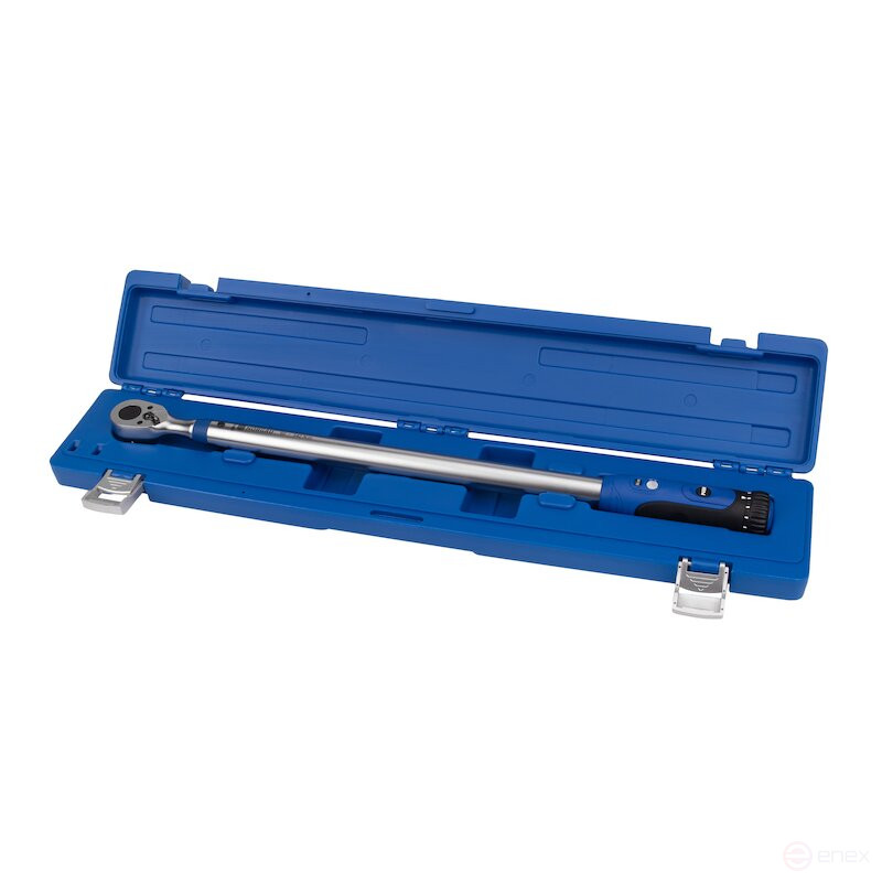 Ключ динамометрический 3/4" NORGAU Industrial предельный со встроенной трещоткой в футляре, 60-340 Нм, NTW24-034R