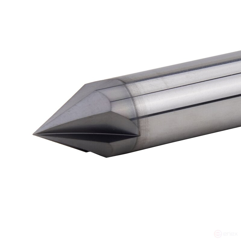 Milling cutter NORGAU Industrial carbide 60°, 12 mm, Z4, VHM/AlCrSiN