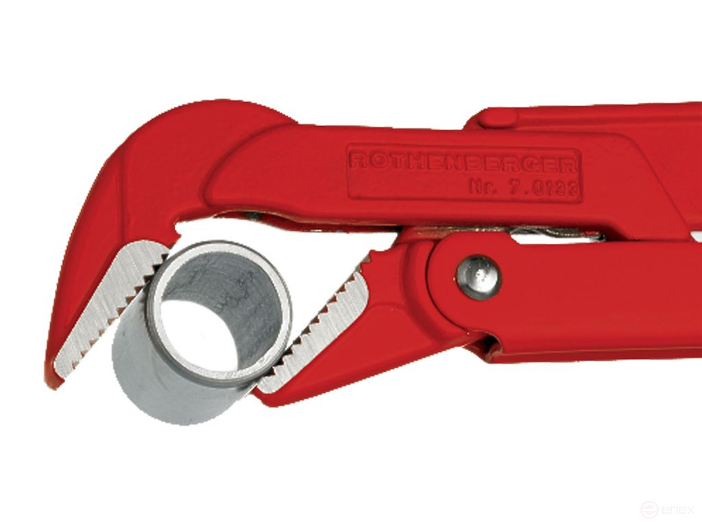 Трубный газовый ключ 45 град. D 1/2", L 10"