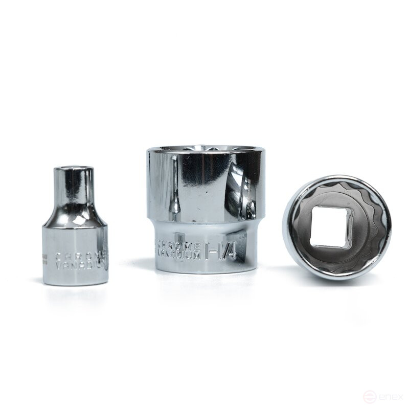 Set of twelve-sided socket heads 1/2”, inch dimensions NORGAU Industrial, ND1916-A5/16-1.1/4, 16 pieces