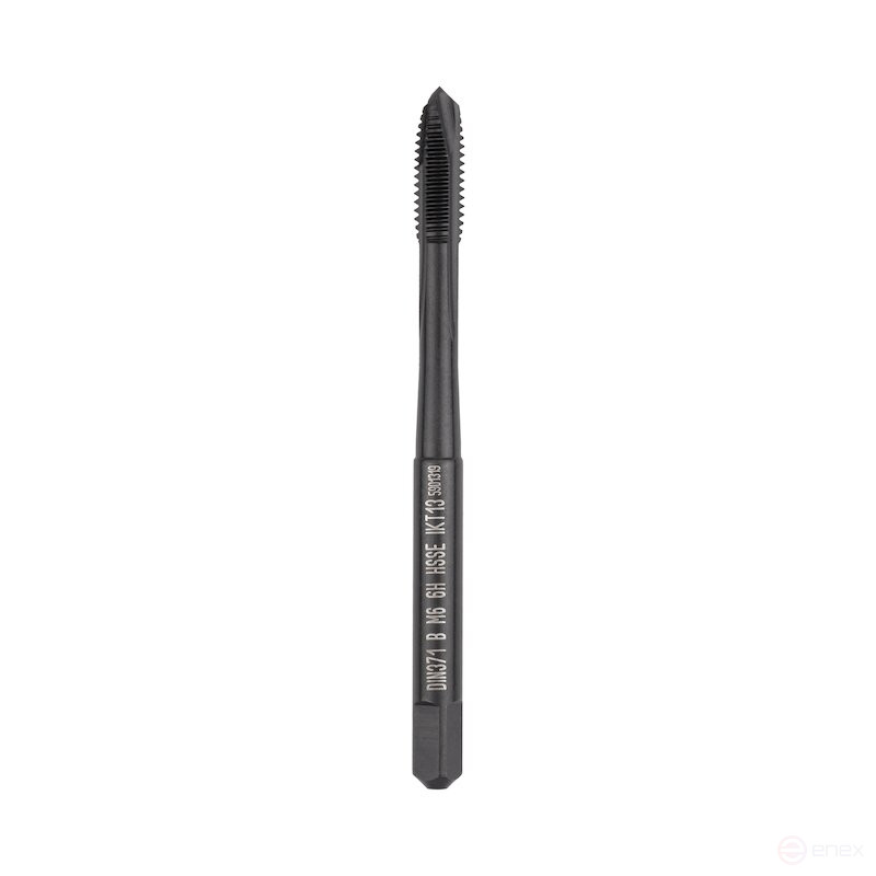 Метчик машинный NORGAU Industrial для сквозных отверстий M6, форма B, HSS-E/VAP