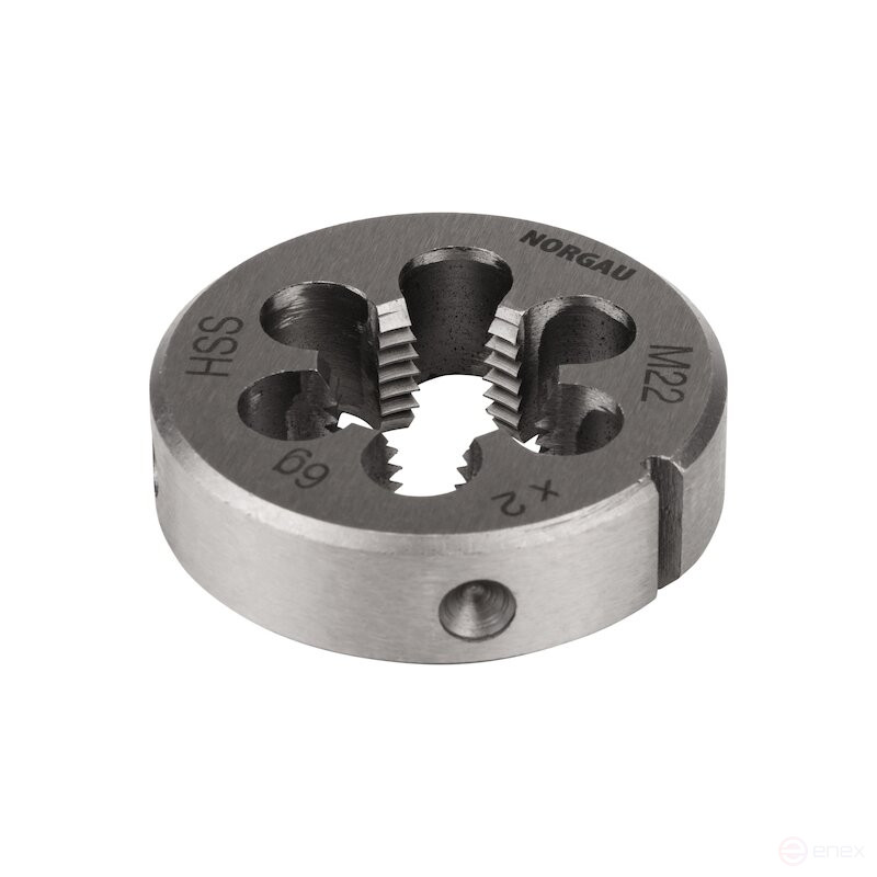 Плашка NORGAU Industrial по металлу MF22x2.0 мм, HSS