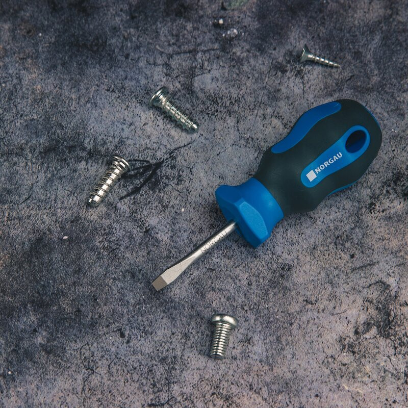 Slotted screwdriver NORGAU Industrial short 4x38 mm, N152
