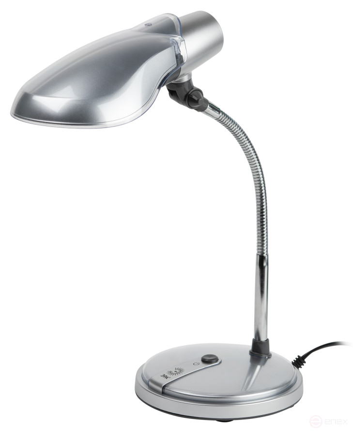 ERA NE-301-E27-15W-S Silver Table Lamp