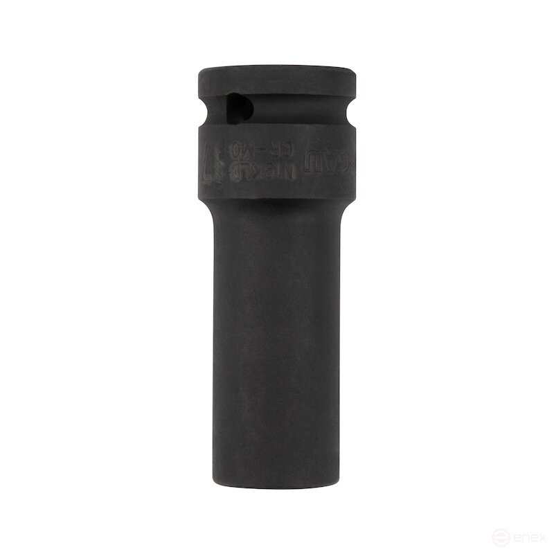 Головка ударная торцевая NORGAU Industrial шестигранная удлиненная 1/2", 17 мм, N19K-19