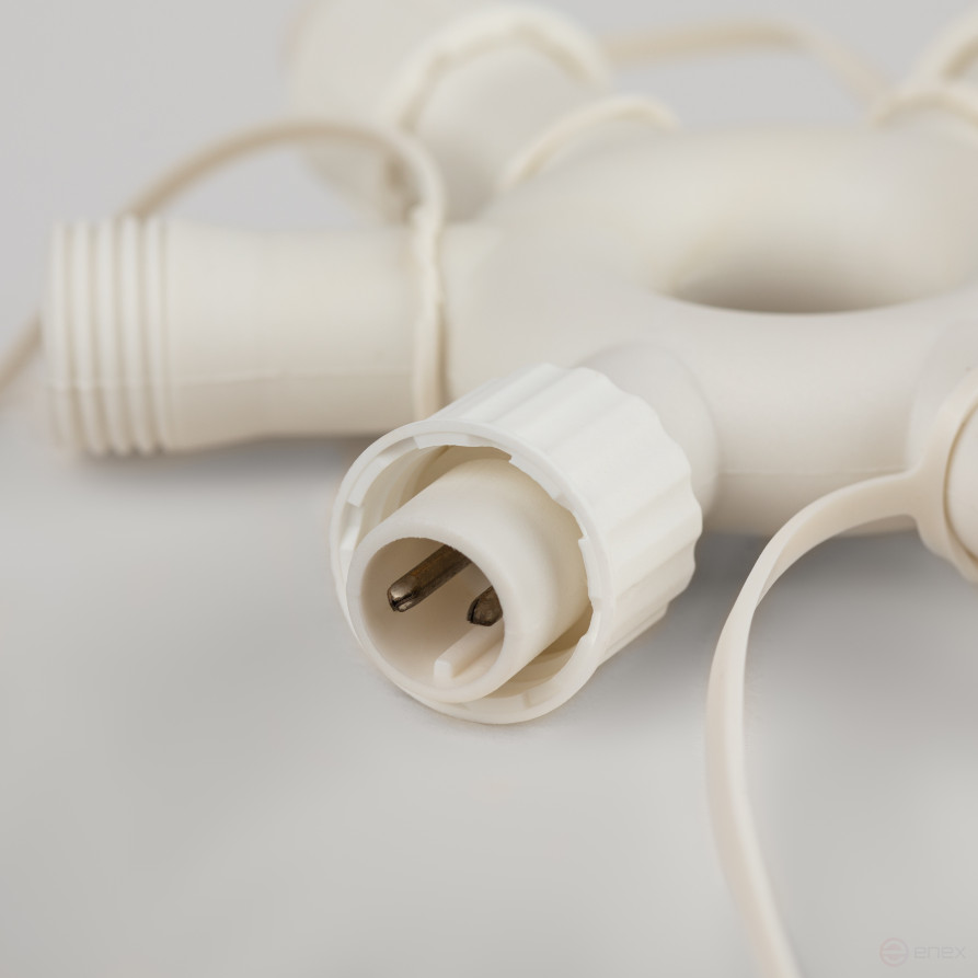 ERA ERAPS-OR2 Circular Splitter for Garlands 6 Sockets IP44 PVC 24 V