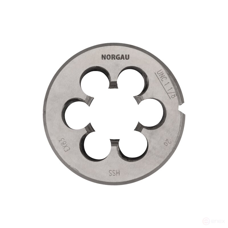 Inch die NORGAU Industrial for metal UNC 1 1/8, HSS