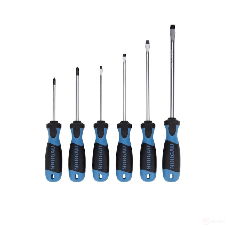 Набор отверток NORGAU Industrial 6 предметов, NBS250-260-001
