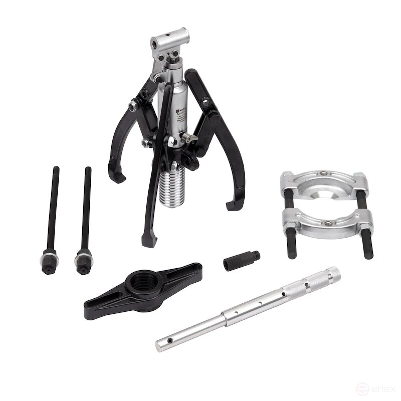 Set of hydraulic pullers NORGAU Industrial with integrated pump NHPP-6SET, 6t, 10 pieces