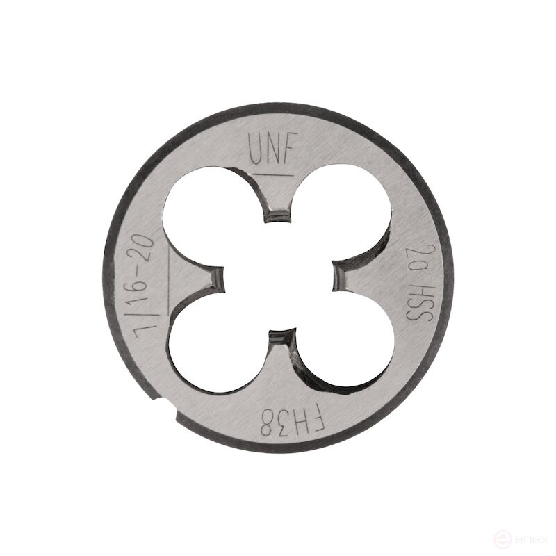 Плашка дюймовая NORGAU Industrial по металлу UNF 7/16, HSS