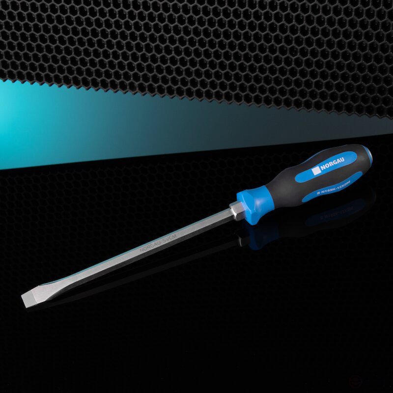Slotted screwdriver NORGAU Industrial with impact tip 12 mm, N155K