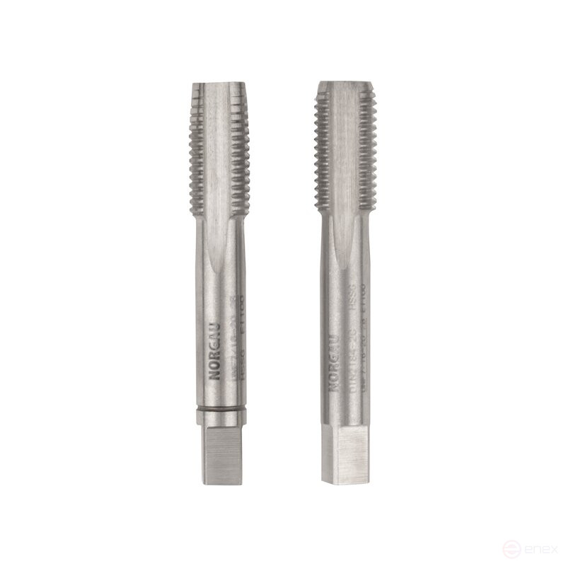 Set of hand taps NORGAU Industrial UNF 7/16, HSS, 2 pieces