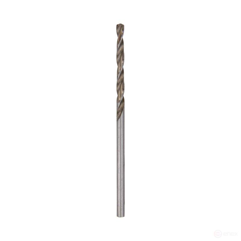 Spiral drill bit NORGAU industrial for metal 1.85 mm, Z2, HSS