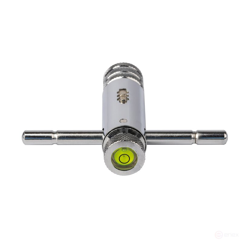 NORGAU Industrial ratchet gate with built-in level, size 1, M3-M10, 85 mm