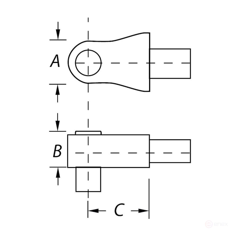 Насадка с неподвижным квадратом NORGAU Industrial 3/8", N612