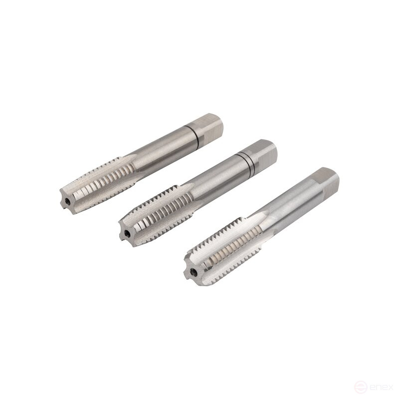 Set of hand taps NORGAU Industrial M14, HSS, 3 pieces