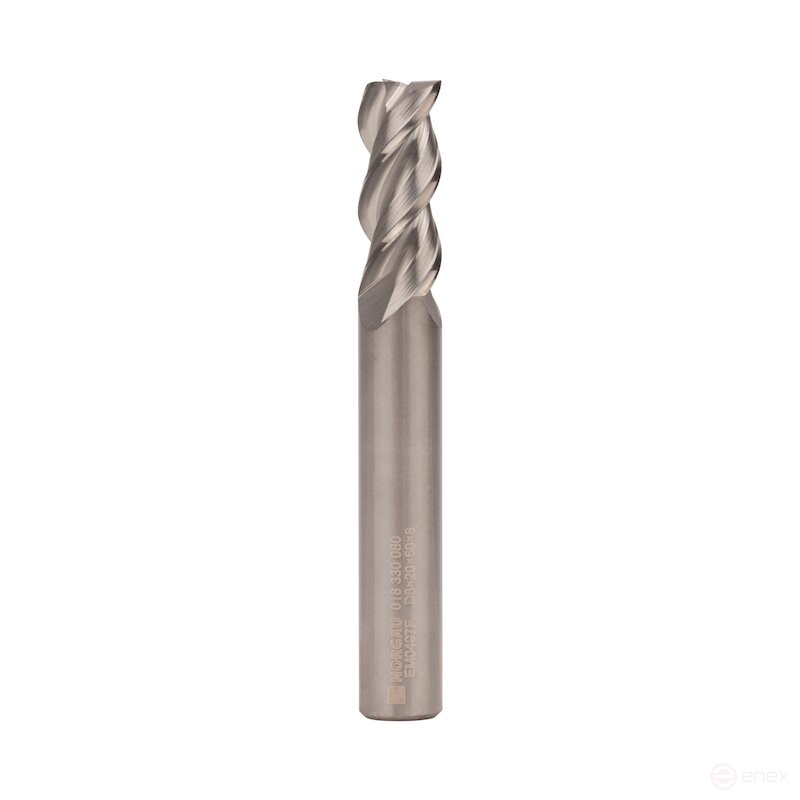 Фреза концевая высокопроизводительная NORGAU Industrial по металлу 8 мм, Z3, VHM