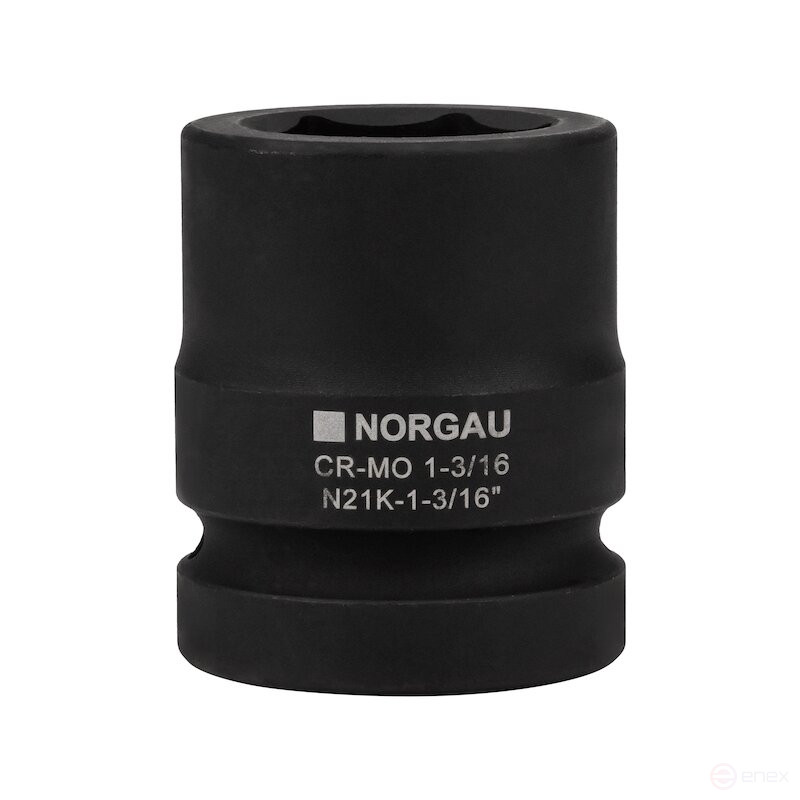 Головка торцевая ударная NORGAU Industrial шестигранная дюймовая 1", 1.3/16", N21K-1.3/16