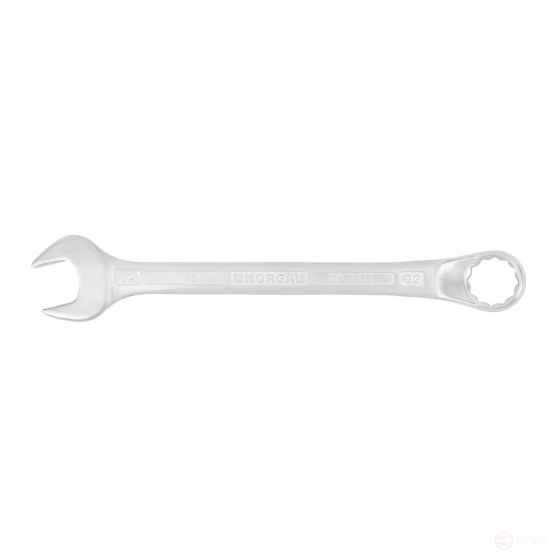 Ключ гаечный комбинированный NORGAU Industrial изогнутый 32 мм, N7B-32