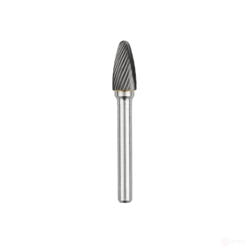 Борфреза твердосплавная NORGAU Industrial параболическая 10 мм, R2.5, форма F, SCM