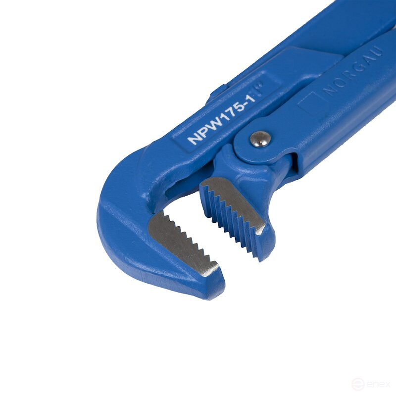 Ключ трубный NORGAU Industrial губки под углом 90°, 1" NPW175-1