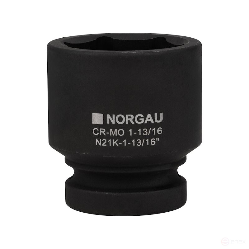 Головка торцевая ударная NORGAU Industrial шестигранная дюймовая 1", 1.13/16", N21K-1.13/16
