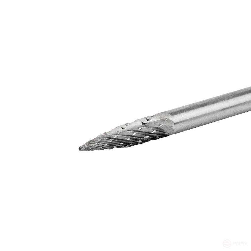 Борфреза твердосплавная NORGAU Industrial параболическая 3 мм, форма G, DCM