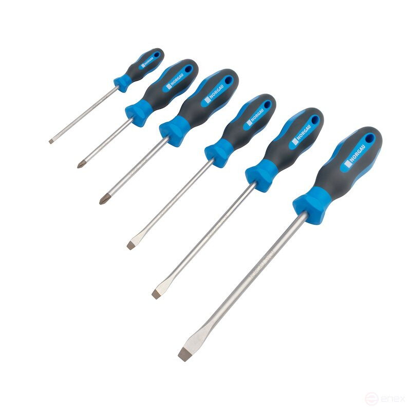 Набор отверток SL/PH 6 предметов, тип NBS151-161-006, NORGAU