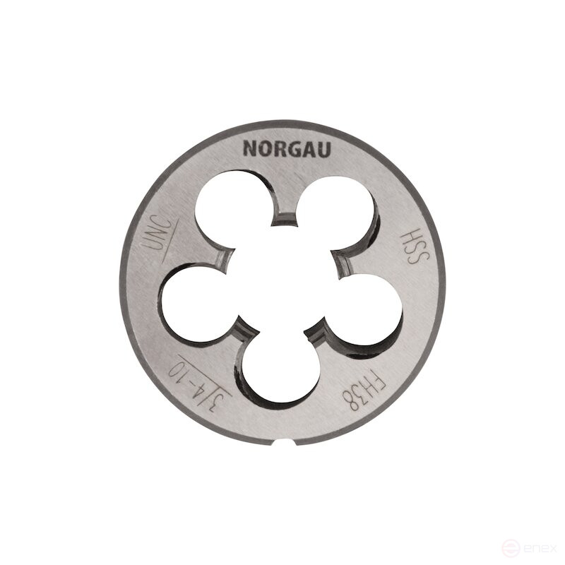 Плашка дюймовая NORGAU Industrial по металлу UNC 3/4, HSS