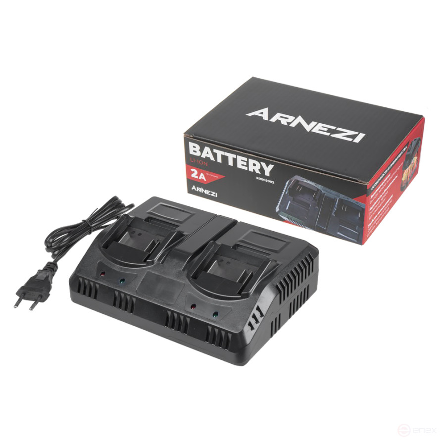Chargers 18V/2A CM12AD two stations for the Li-ion battery of the ARNEZI R9009992 power tool