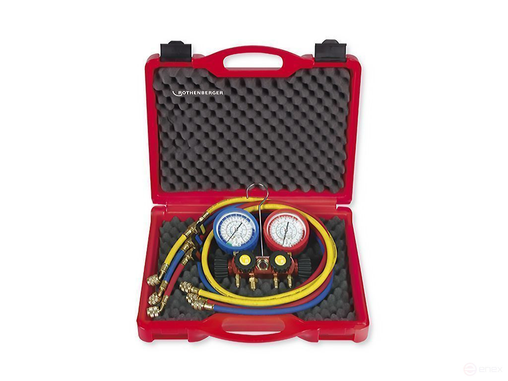 Set with 4-position collector II Plus, R410A