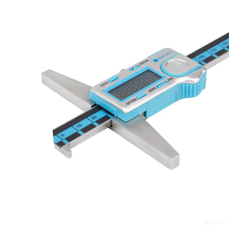 Штангенглубиномер NORGAU Industrial цифровой специальный 0-300 мм, NDD-H