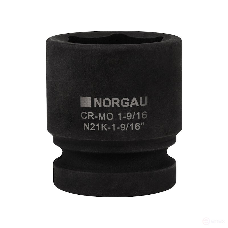 Головка торцевая ударная NORGAU Industrial шестигранная дюймовая 1", 1.9/16", N21K-1.9/16