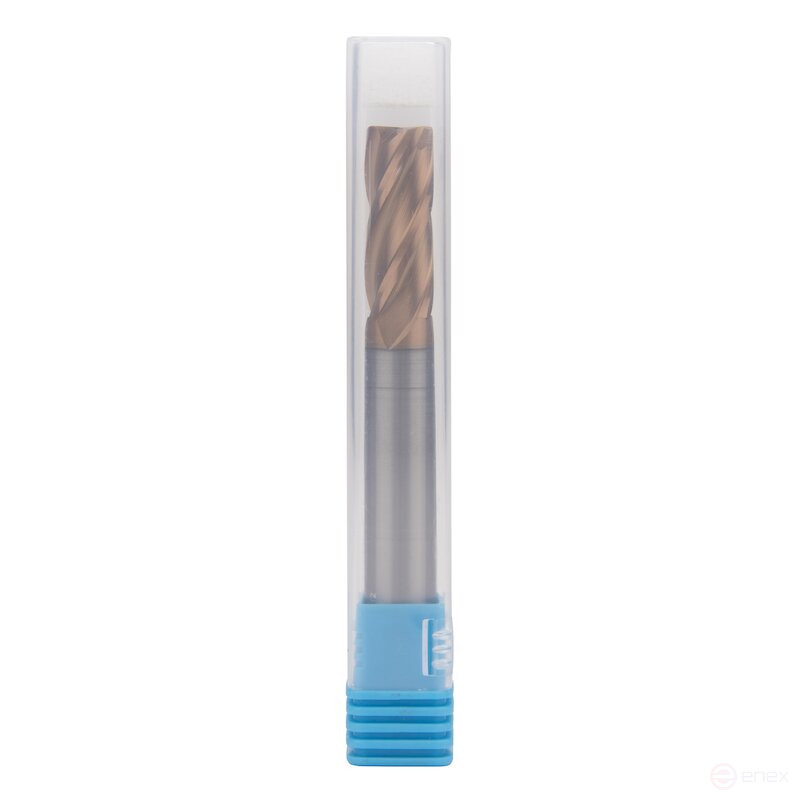 High-performance milling cutter NORGAU Industrial with an extended shank of 12 mm, Z4, VHM/TiAl CrSiN