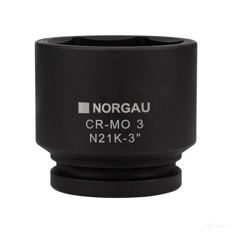 End impact head NORGAU Industrial hexagon inch 1", 3", N21K-3
