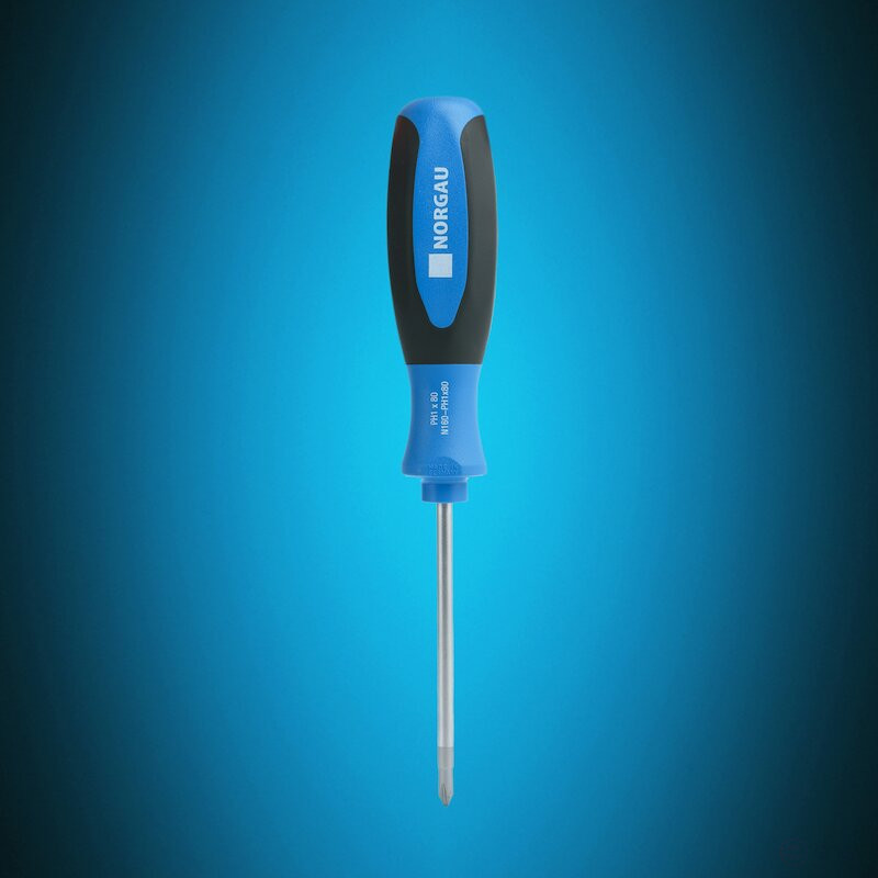 Отвертка крестовая NORGAU Industrial Phillips PH 1x80, N160