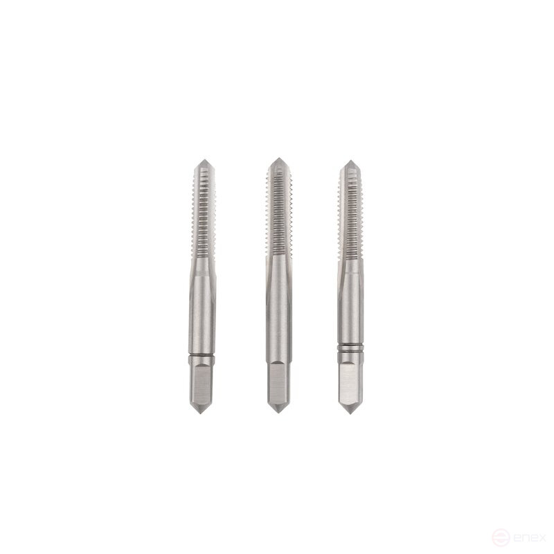 Комплект ручных метчиков NORGAU Industrial M6, HSS-E, 3 предмета